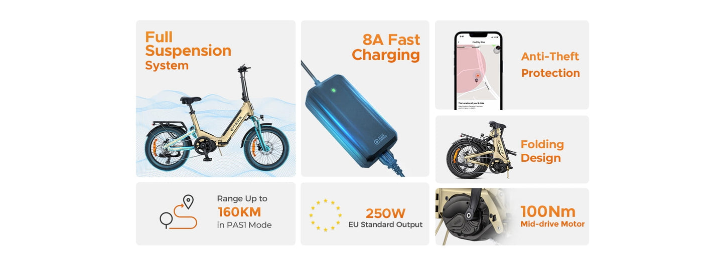 Rower elektryczny Engwe L20 3.0 Boost