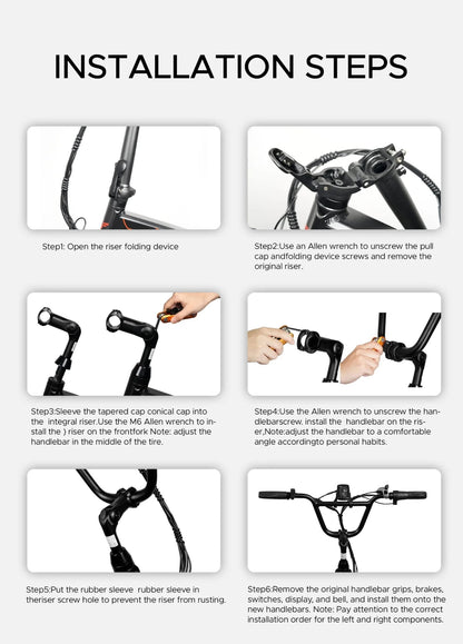 Kierownica BMX Do ENGWE EP-2 Pro I ENGWE Engine X