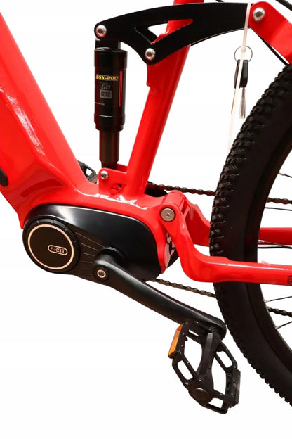 Rower Elektryczny Damski Męski ZAWSZE MLODZIE 250W 10.4Ah Koła 29" Zielony