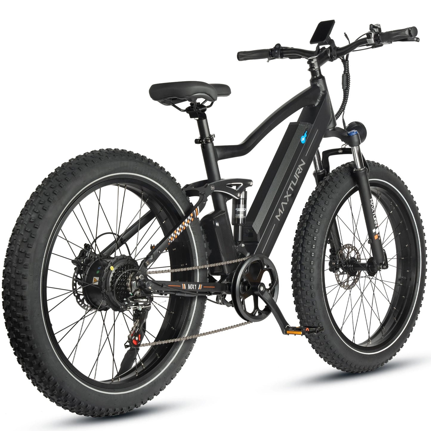 Rower Elektryczny MAXTURN MX1 250W 48V 13Ah 25km/h 100KM 26" 60Nm LED IPX5