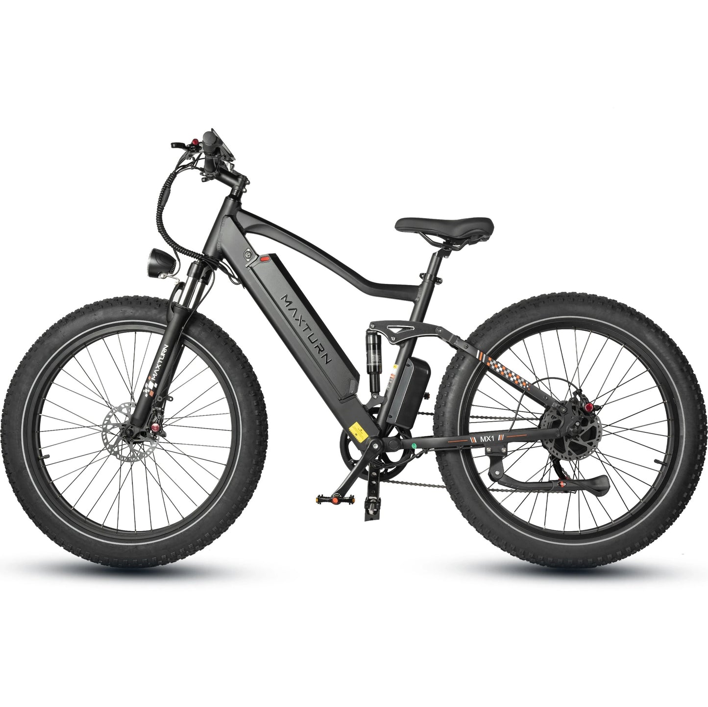 Rower Elektryczny MAXTURN MX1 250W 48V 13Ah 25km/h 100KM 26" 60Nm LED IPX5