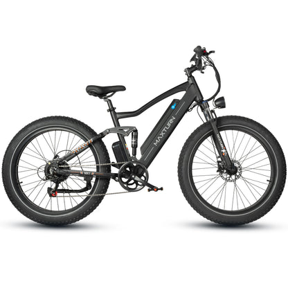 Rower Elektryczny MAXTURN MX1 250W 48V 13Ah 25km/h 100KM 26" 60Nm LED IPX5