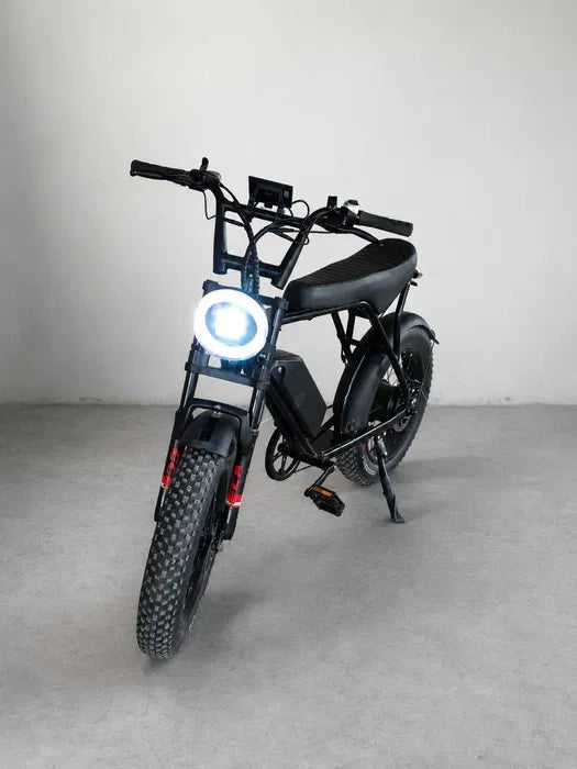 LELEKA L20 — Stylowy elektryczny FAT BIKE w stylu café racer