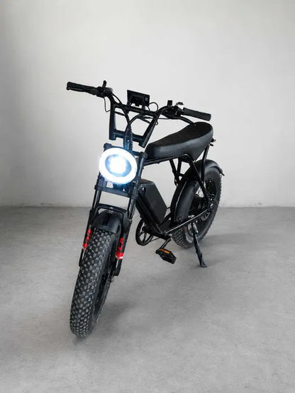 LELEKA L20 — Stylowy elektryczny FAT BIKE w stylu café racer