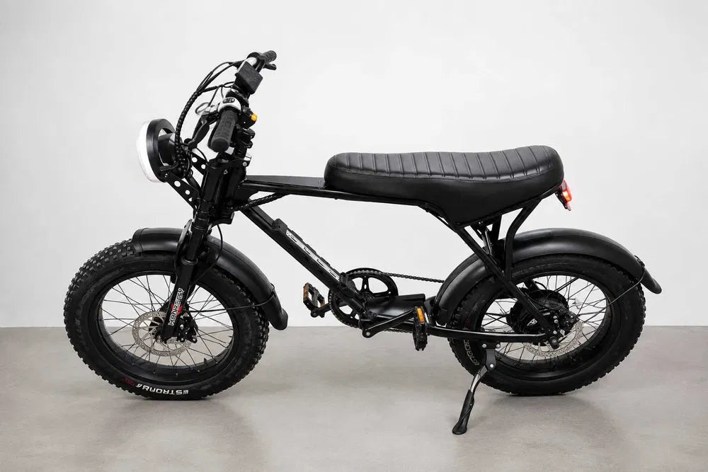 LELEKA L20 — Stylowy elektryczny FAT BIKE w stylu café racer